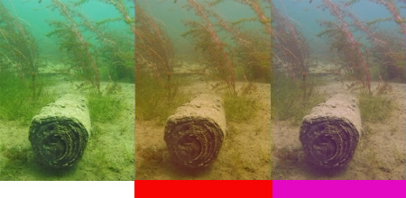 Verwendung von Filtern bei der Unterwasserfotografie